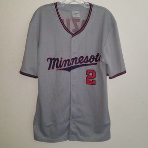 BRIAN DOZIER Minnesota Twins Gray Baseball Jersey